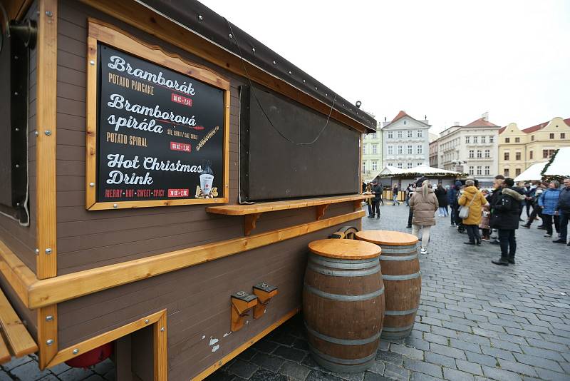 Vánoční trhy v Praze.