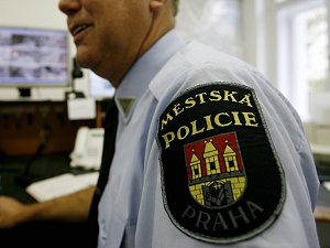 Strážník Městské policie Praha. Ilustrační foto. 
