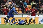 Zápas fotbalové Fortuna ligy  AC Sparta Praha - FC Baník Ostrava na Letné 4.května.