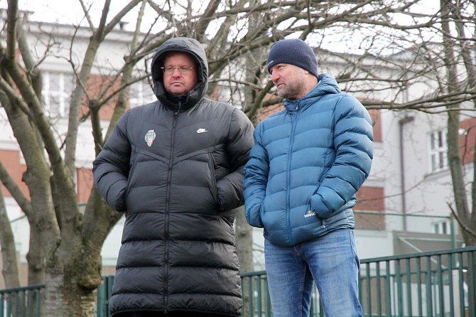Od ledna je novým sportovním manažerem Viktorie Žižkov Pavel Hoftych (na snímku vpravo, vedle spolumajitel a předseda představenstva Milan Richter).