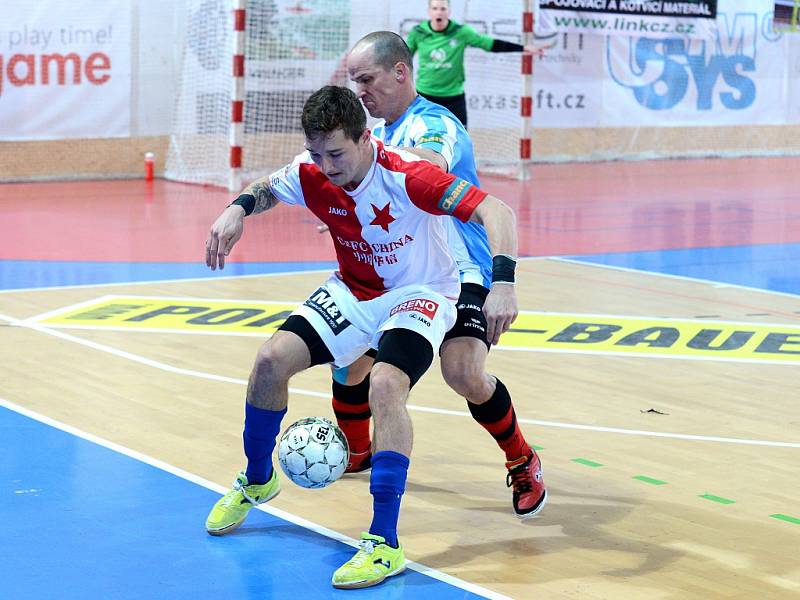 III. zápas čtvrtfinále play off Chance futsal ligy: SK Slavia Praha - SK Interobal Plzeň 5:0 (1:0), 25. dubna 2016.