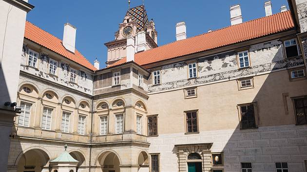 Jaro na zámku, Brandýs nad Labem-Stará Boleslav.