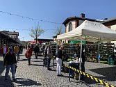 Pražská tržnice v Holešovicích otevřela zeleninový trh pod širým nebem.