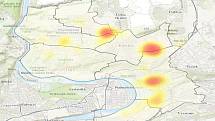 Pocitová mapa Prahy 8. Kde něco chybí.