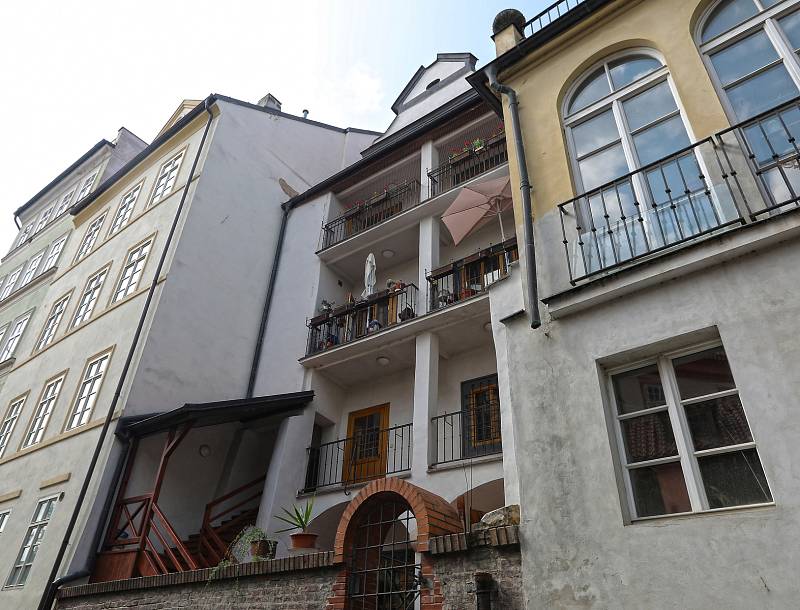 Domy v historickém centru Prahy