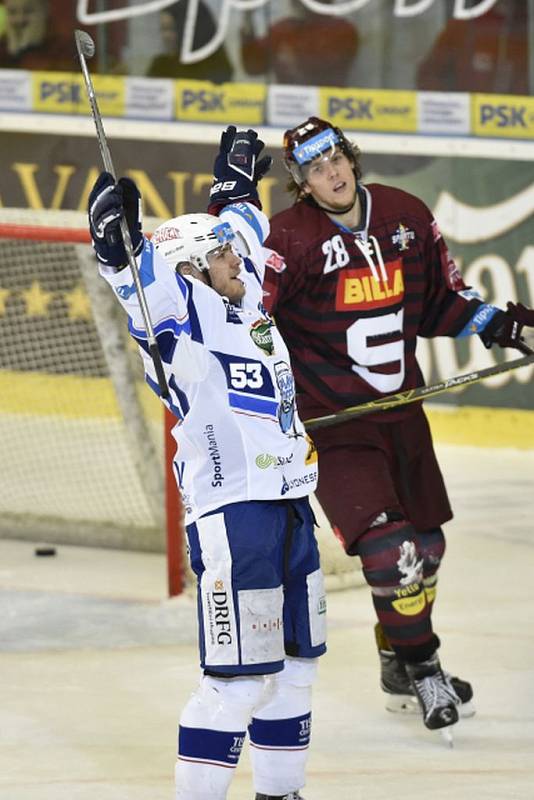 Čtvrtfinále play off hokejové extraligy - 4. zápas: HC Kometa Brno - HC Sparta Praha.