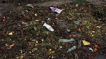 Bioodpad znečišťují plasty, oleje, sklo a živočišné zbytky.