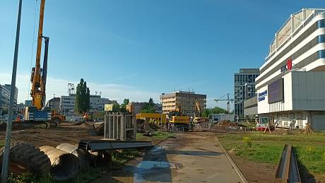 Na Pankráci začíná stavba metra linky D.