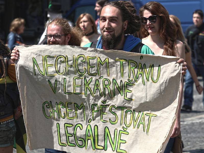 Pochod Million Marihuana March.