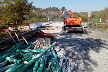 Rekonstrukce mostu ve středočeské obci Davle