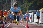 Z prvního dne celostátního finále OVOV (Odznak všestrannosti olympijských vítězů) na pražské Julisce.