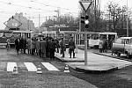 Tramvajová trať mezi Ohradou a Palmovkou byla uvedena do provozu v listopadu 1990. Dopravní podnik chystá její rekonstrukci.