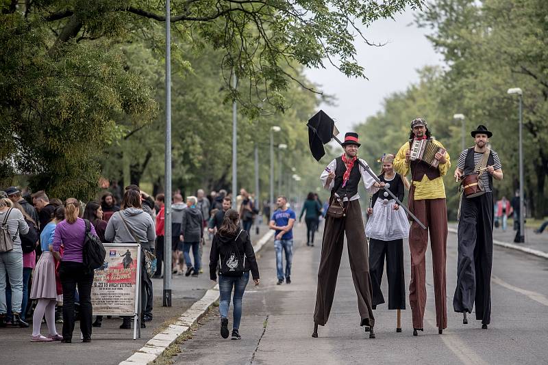 Prvorepublikový den 2. září 2018 na pražském Vítkově.