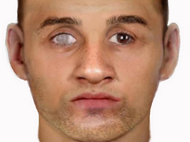 Identikit hledaného muže. 