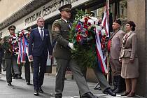 Uctění památky padlých v souvislosti s 54. výročím okupace Československa vojsky zemí Varšavské smlouvy.