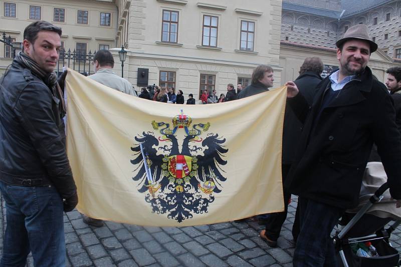 Prezidentská inaugurace v podhradí