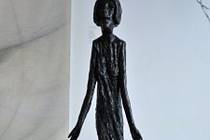 Bronzová socha Povzbuzení od Olbrama Zoubka