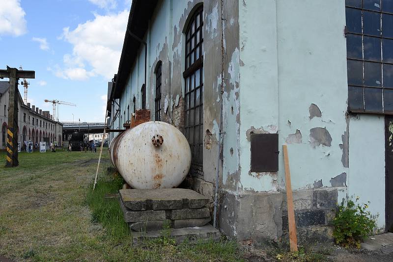 Areál bývalého depa u Masarykova nádraží v centru Prahy, kde se Národní technické muzeum chystá vybudovat Muzeum železnice a elektrotechniky NTM.