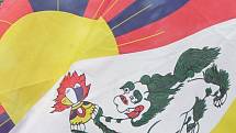 Tibetská vlajka. Ilustrační foto. 