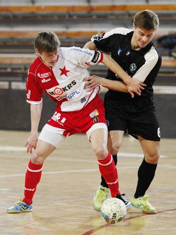 Futsalisté Slavie porazili Českou Lípu 8:2.