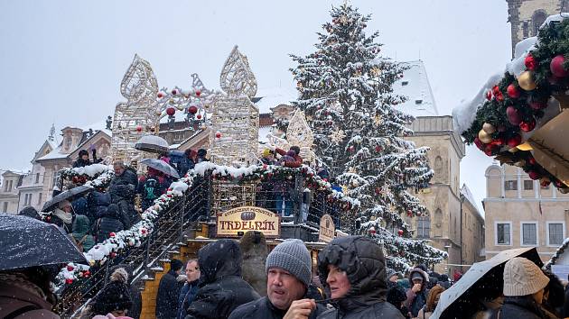 Vánoční trhy Staroměstské náměstí.