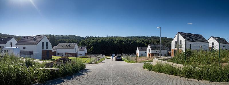 V projektu Bidli v Libři se staví nízkoenergetické domy.