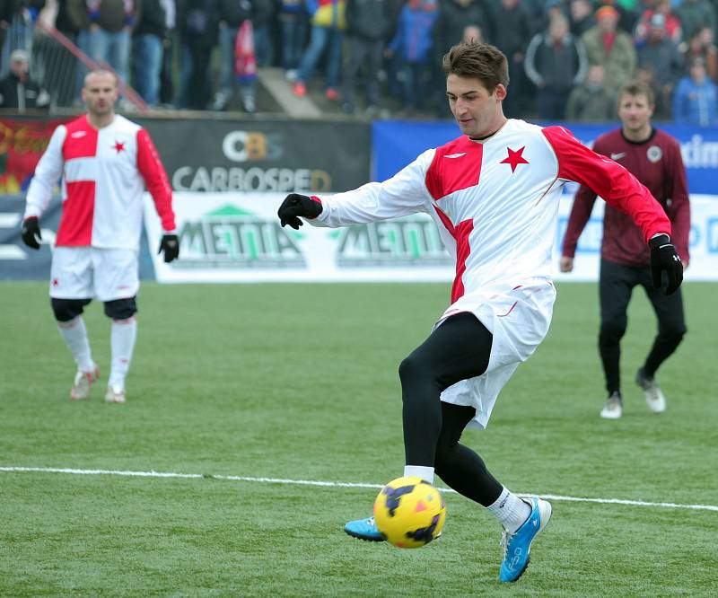 Silvestrovské derby fotbalových internacionálů SK Slavia Praha – AC Sparta Praha