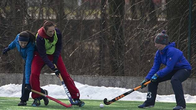 Počasí nepřálo druhému ročníku mezinárodního hostivařského OVB turnaje v pozemním hokeji.