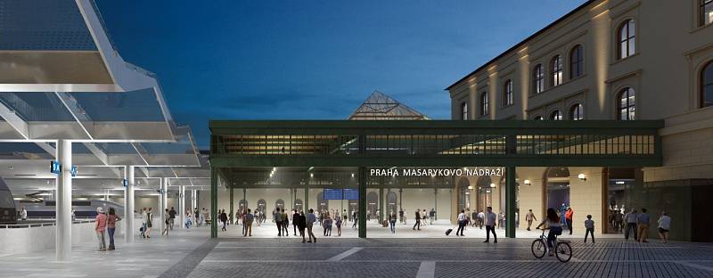 Budoucí podoba Masarykova nádraží.
