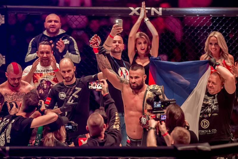 Night of XFN Champions, 27. prosince v Praze. Na snímku Karlos Vémola vs Flavio Magon