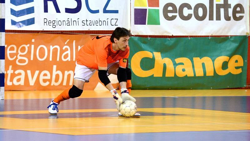 II. zápas čtvrtfinále play off Chance futsal ligy: AC Sparta Praha - Nejzbach Vysoké Mýto, 19. dubna 2016.