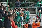 Zápas 10. kola fotbalové Fortuna ligy mezi Bohemians Praha 1905 a FC Fastavem Zlín v Ďolíčku skončil remízou 2:2