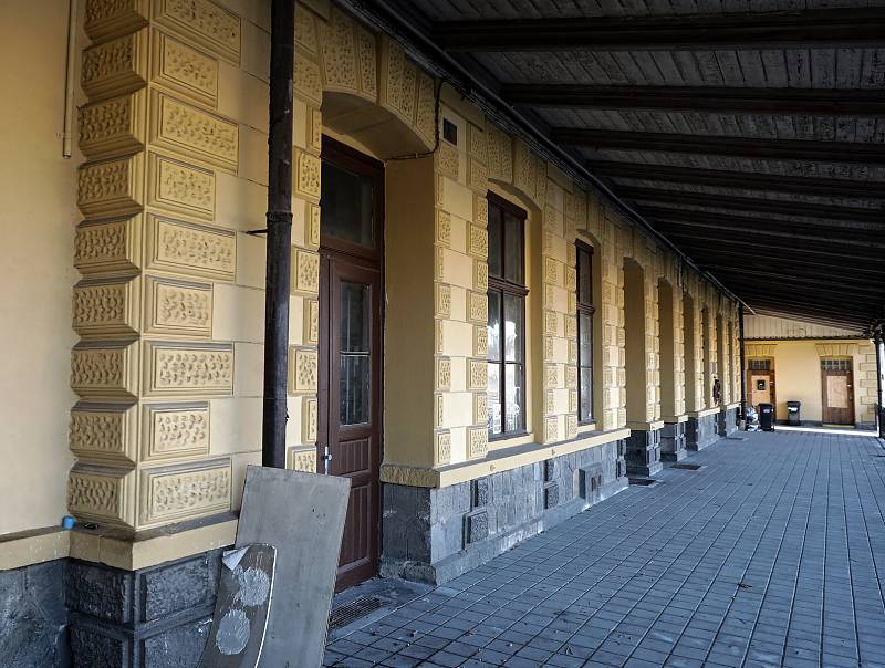 Železniční stanice Praha - Hostivař.