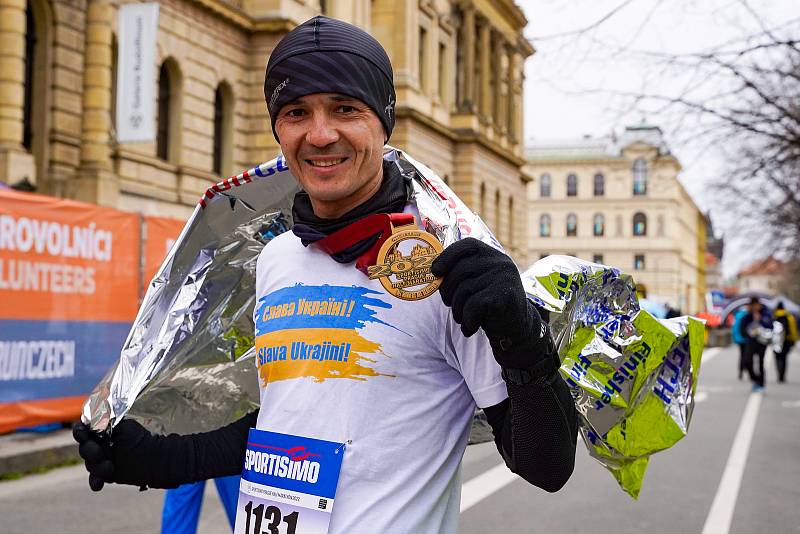 Pražský půlmaraton seriálu RunCzech 2. dubna 2022.