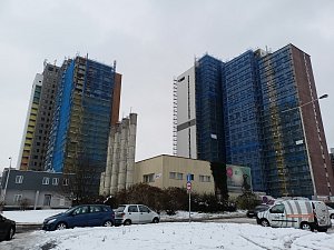 Výstavba na Jižním Městě - přestavba Hotelu Opatov na bytový dům