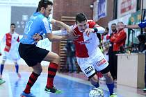 III. zápas čtvrtfinále play off Chance futsal ligy: SK Slavia Praha - SK Interobal Plzeň 5:0 (1:0), 25. dubna 2016.