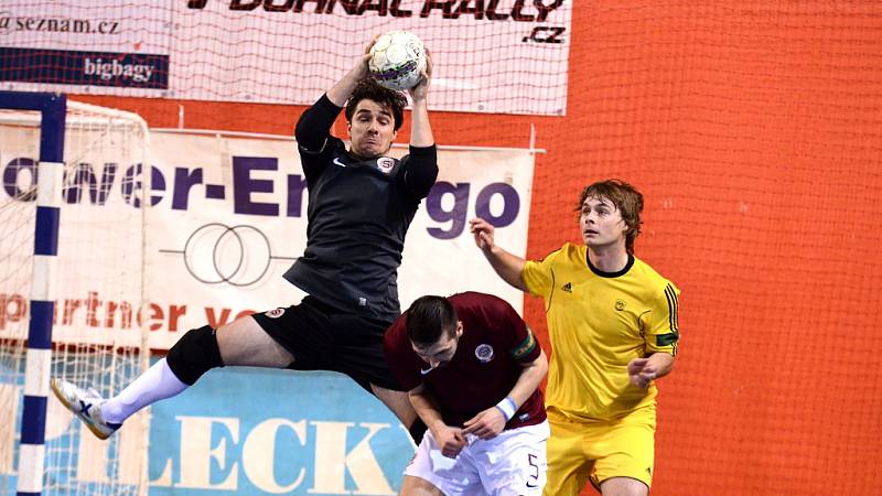 II. zápas čtvrtfinále play off Chance futsal ligy: AC Sparta Praha - Nejzbach Vysoké Mýto, 19. dubna 2016.