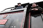 Historický parní vlak v rámci akce Knížecí Velikonoce na Křivoklátě