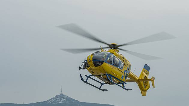 Vrtulník letecké záchranné služby. Ilustrační foto.
