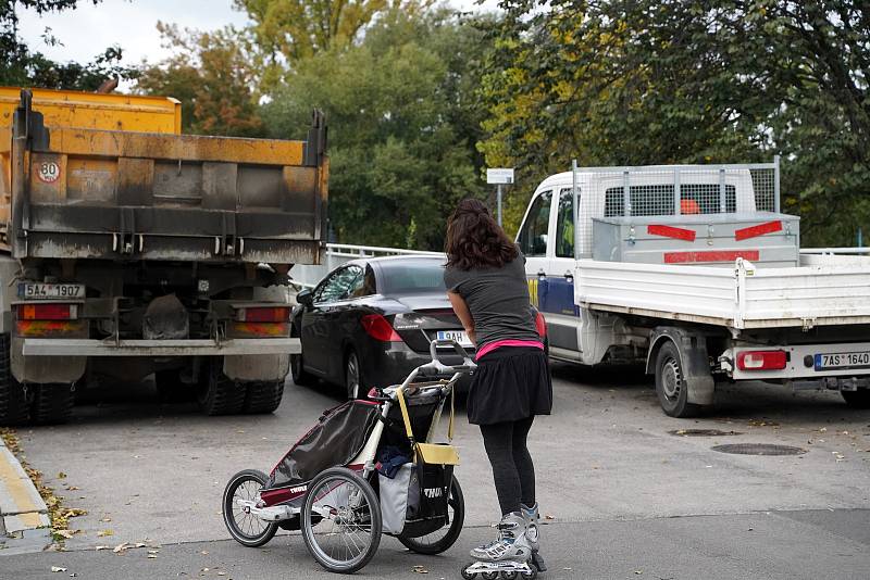 Revitalizace cyklotrasy v úseku Podolská vodárna - plavecký bazén Podolí.