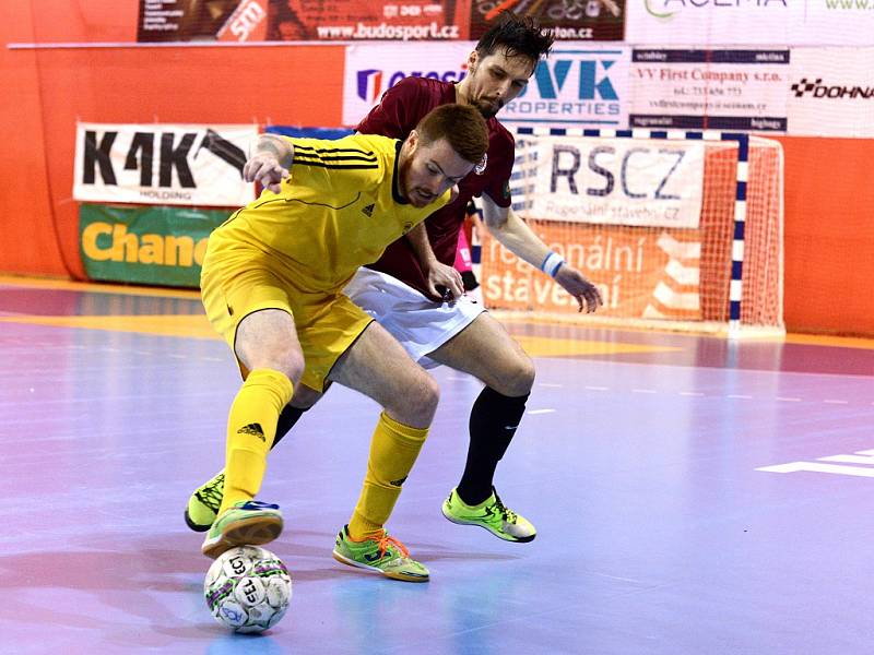 IV. zápas čtvrtfinále play off Chance futsal ligy: AC Sparta Praha - Nejzbach Vysoké Mýto 3:2 (2:1), 26. dubna 2016.