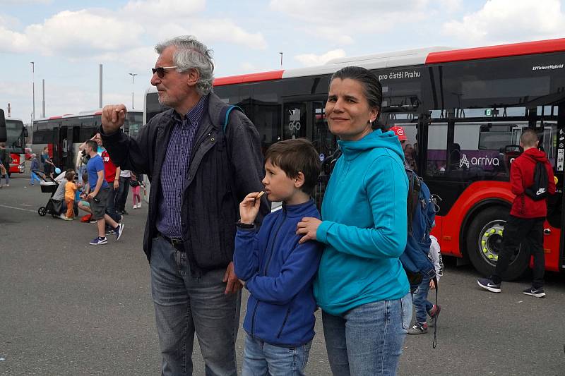 Autobusový den PID v Letňanech.