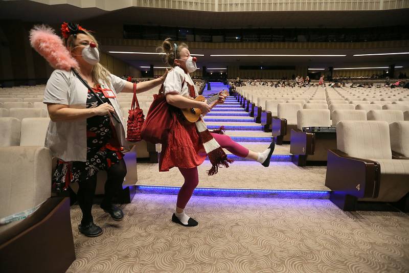 Z tiskové konference k aktuální situaci v provozu metropolitního asistenčního centra pomoci Ukrajině.