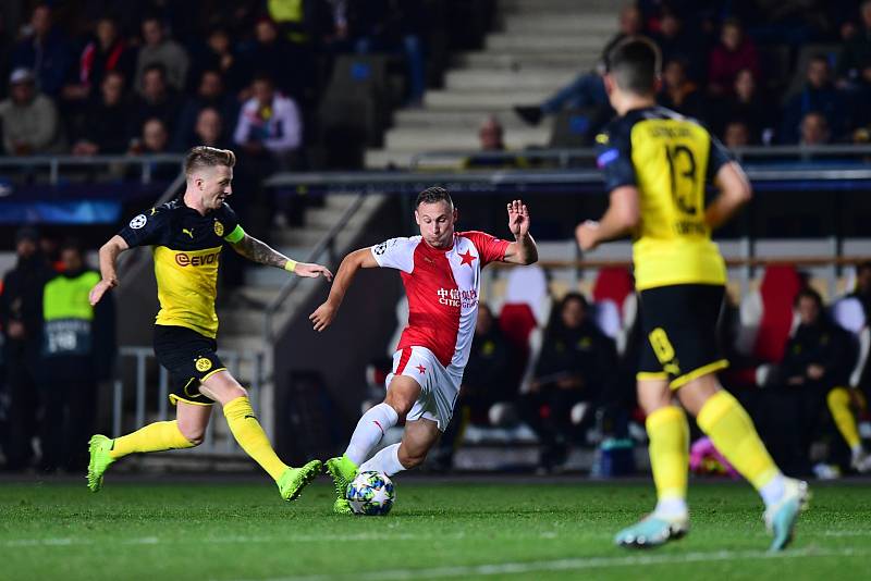 Utkání druhého kola skupinové fáze Ligy mistrů - SK Slavia Praha vs. Borussia Dortmund