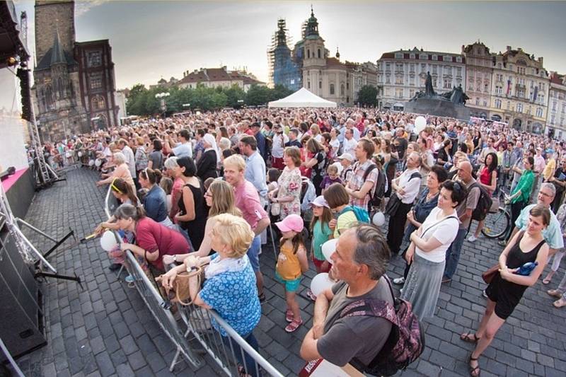 Z pražského festivalu křesťanství s názvem Dny víry.