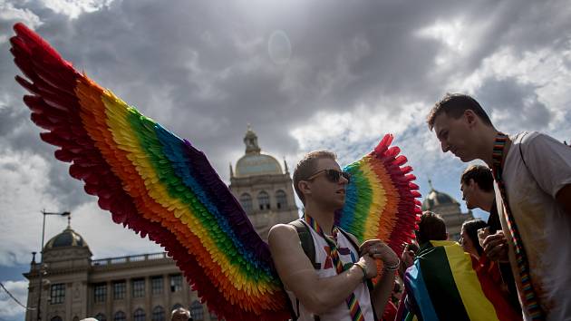 Pochod Prague Pride v hlavním městě. Ilustrační foto.