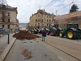 Protesty zemědělců v Praze 7. března 2024
