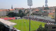 Stadion Viktorie Žižkov. 