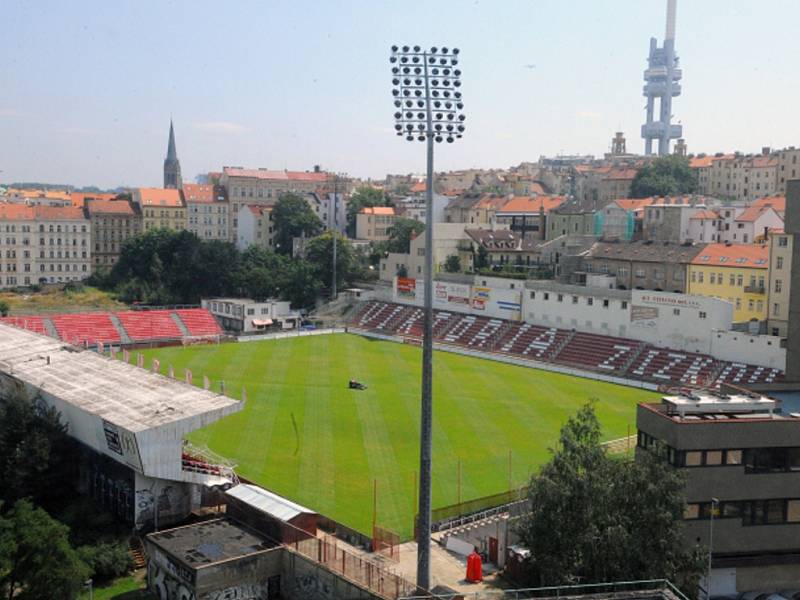 Stadion Viktorie Žižkov. 