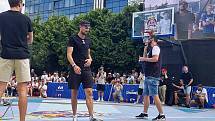 V areálu sportoviště Pražačka se konal basketbalový turnaj Red Bull Half Court 3x3.